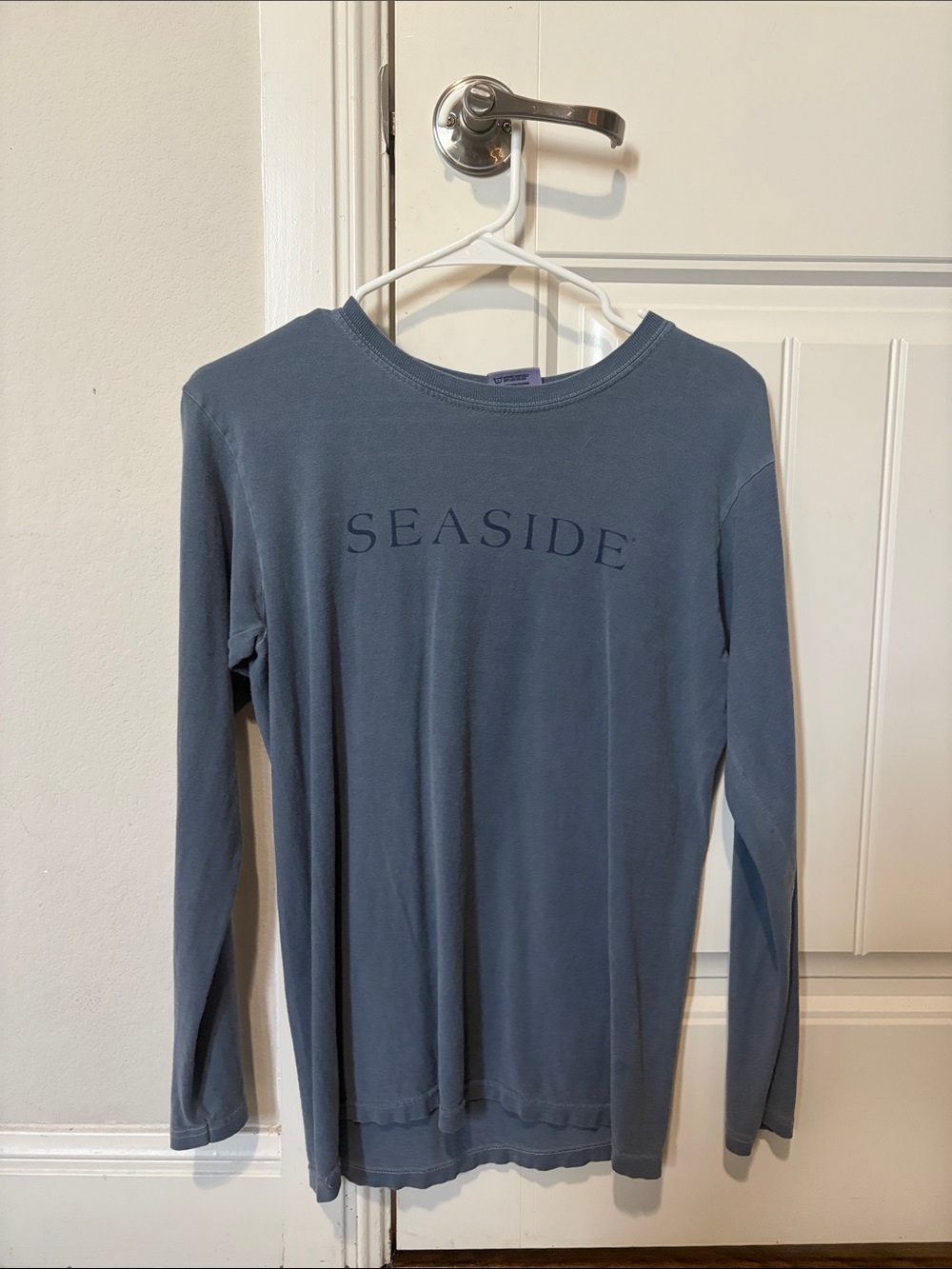 Comfort Colors Seaside Blue Long Sleeve Tee